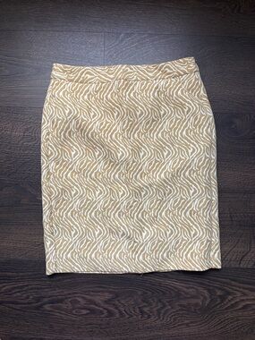Banana Republic Zebra-Print Skirt